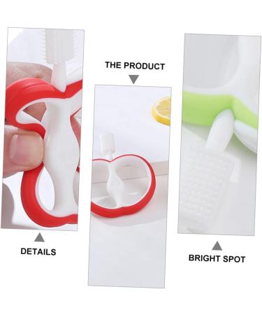 Toyvian 3pcs Teether Tooth Brush for Kids - Baby & Toddler Toothbrushes Set | Infant Molar Toys with Silica Gel - Anti-Eating Hands Grinder for Newborns - Buy Online on GoSupps.com