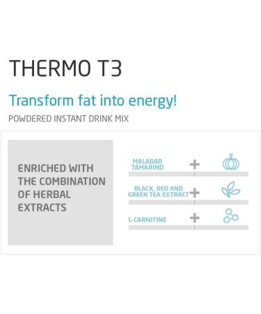 FuXion Thermo T3 Raspberry Ketones Drink - Fast Acting Thermogenic Ketosis Supplement with Natural Caffeine & Exogenous Keto for Energy & Fat Transformation - Lemon Tea (28 Sachets) - Buy Online on GoSupps.com