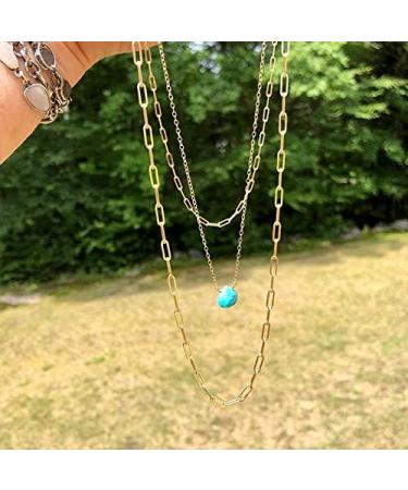ALEXCRAFT 12ft 14K Gold Plated Paperclip Chain Link Necklace Bulk - 4x10mm - DIY Jewelry Making - Buy Online on GoSupps.com