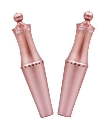 ABOOFAN Lot de 2 Eyeliners Liquides Magn tiques Rose Gold 4 Ml Waterproof Stylo Eyeliner Liquide pour Faux Cils Maquillage Longue Tenue Format Compact pour Femmes et Filles