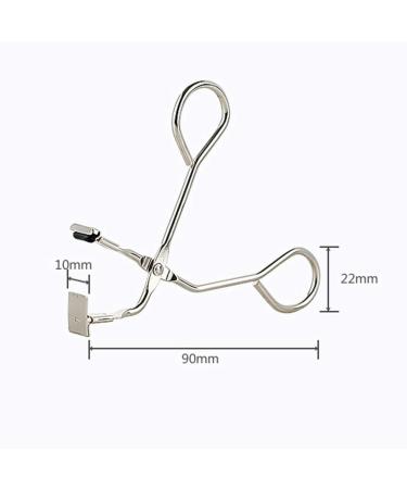 Ogquaton Stainless Steel Part of Eye Lash Curling Applicator Eyelash Curler Mini Details Makeup Tool Natural Curly Cosmetic Clip Portable and Useful - Buy Online on GoSupps.com
