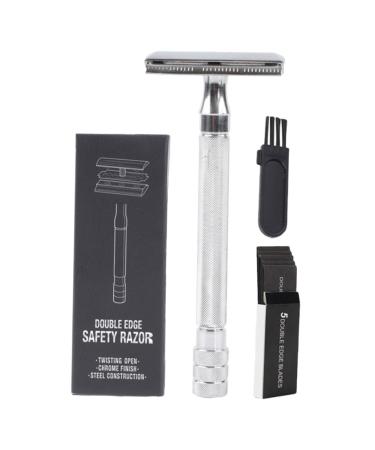 Frcolor 1 set manual rudder muster razor razor shaver razor razor nose hair trimmer razor shaver razor razor man shaver man shave Silver 1 piece (1 Pack)