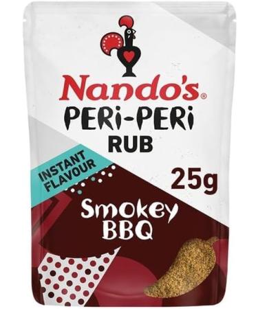 Medium Seasoning Rub 25g x3 With Smokey BBQ Seasoning Rub 25g x3- Bundle Consisting of Nando's x6 Pack - Buy Online on GoSupps.com