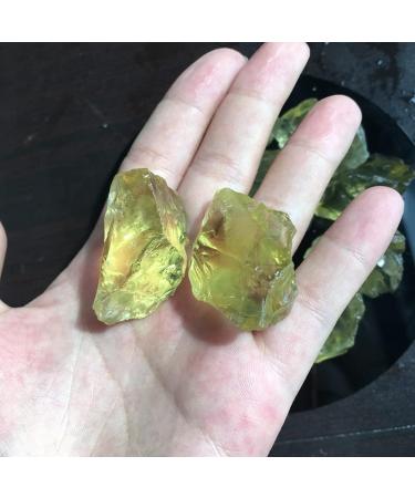 Crystal Hole 50G Natural Raw Yellow Citrine Quartz Crystal Rough Stone Specimen Crystal Love Natural Stones and Minerals Fish Tank Crystal Hole - Buy Online on GoSupps.com