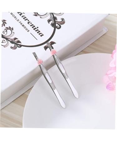 FRCOLOR Eyebrow Eyebrow Removal Stainless Steel Eyebrow Clip Eyebrow Tool Slant Tip Eyebrow Tweezer A011 Eyebrow Pliers Flat - Buy Online on GoSupps.com
