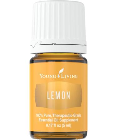 Lemon Essential Oil by Young Living - 5 ml | Fresh Citrus Aroma for Cleansing & Uplifting | Supports Immune & Circulatory Health | Ideal for Diffusing & Cleaning | Shop Internationally - Buy Online on GoSupps.com