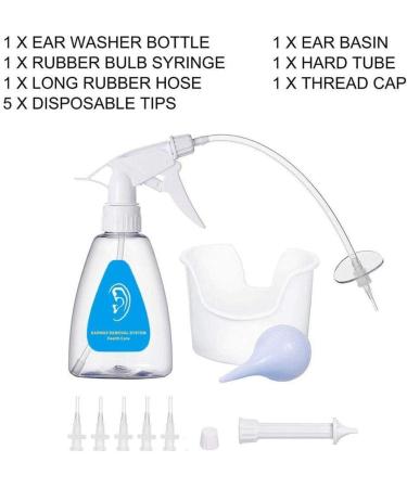 Ear Wax Removal Kit - Ear Washer Ball for Deep Cleaning - Ear Triangle Set for Effective Ear Wax Removal - Buy Online on GoSupps.com