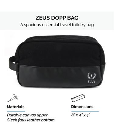 ZEUS Deluxe Beard Wash & Care Set | Travel Dopp Bag Beard Wash Combo Oil & Palm Brush - Verbena Lime - Buy Online on GoSupps.com