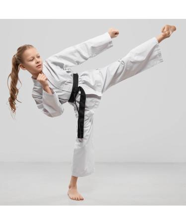 Lightweight Karate Uniform for Kids & Adults - Martial Arts Gi with Belt 00 (3'8 - 4'0 / 50 lbs) - White - Buy Online on GoSupps.com