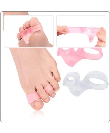 5-in-1 Manicure Tools Set for Toe Correction - Hammer Toe Straightener, Toe Separators, Bunion Corrector, Toe Spacers, Big Toe Spreader - 4 Pairs with Thumb Splint - Buy Online on GoSupps.com