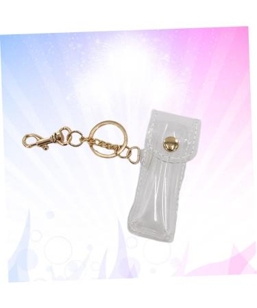 BIUDECO Hanging Pendant Lipstick Holder Lip Pouch Lip Gloss Holder Clear Lipstick Stand Travel Keychain Clear Container - Buy Online on GoSupps.com