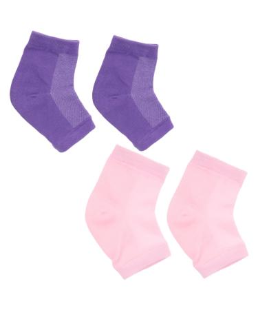 Ipetboom 5 Pairs Socks Lotion Sock Women Overnight Rough Skin Cracked Heel Sock Essential Oils Sock Putting Lotion in Sock Portable Heel Protector High Heels Men and Women Ankle Facial Mask