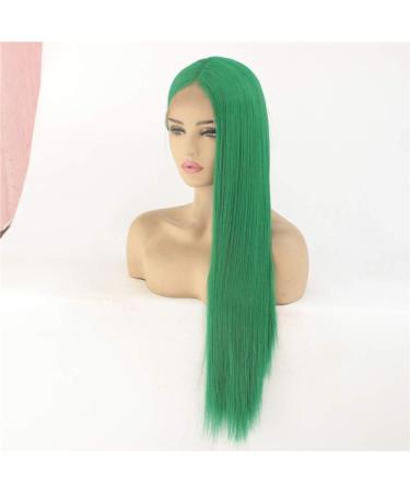 Buy Long Straight Green Front Lace Wig for Women | Europe & US Shipping | High Quality Chemical Fiber Hair - Buy Online on GoSupps.com