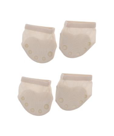 FOMIYES 2 Pairs Foot Protector Forefoot Sleeve Ballet Toe Protector Metatarsal Bunion Splint Toe Compression Socks Shoe Sole Protector Cushion Girl Women's Dance Supplies