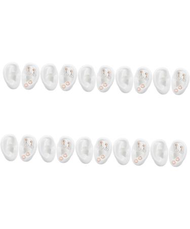 Buy Hemoton 10 Pairs Artificial Ears - Silicone Human Ear Models for Display & Simulation - Soft Clean Realistic Ear Molds for Kids & Professionals - Buy Online on GoSupps.com