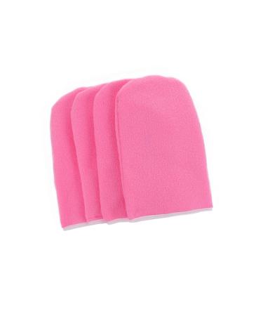 Beaupretty Gloves Pairs hot wax pink gloves heat retention paraffin wax gloves wax bath treatment gloves spa gloves bath gloves Hand Treatment Mitts Hand Spa take a bath Insulation Wax