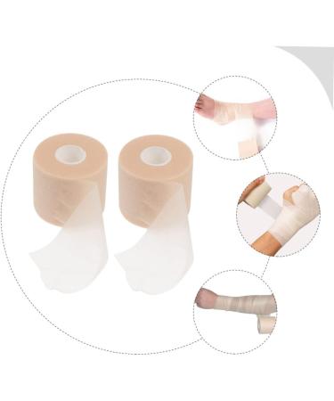 NOLITOY Sports Self-Adherent Tape for Ankle Sprains - Medical Prewrap Athletic Tape - 2 Rolls Khaki 6.5x6.5x6CM - Ideal for Injury Support & Prevention - International Shipping Available - Buy Online on GoSupps.com