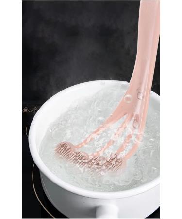 Silicone Chicken Feet Bath Brush with Long Handle for Soft Exfoliation and Massage - Buy Online on GoSupps.com