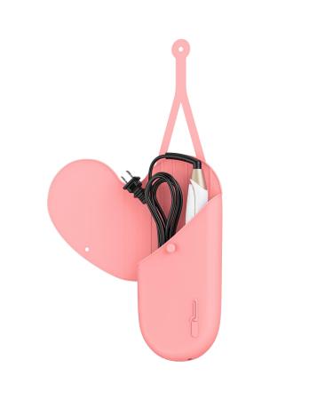 Resistant Silicone Mat Pouch for Flat Iron Curling Iron Hot Hair Tools - Pink