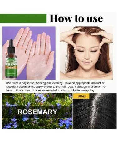Rosemary Essential Oil For Hair Care - Natural Hair Growth And Shine Booster For Men And Women - Buy Online on GoSupps.com