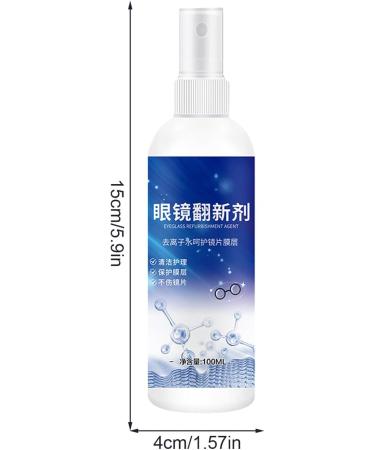 Glasses Cleaning Solution 100ml Sunglass Cleaner Anti Fog Spray for Glasses Quick Drying Sunglass Cleaner Lens Cleaner Spray Anti Fog Spray for Glasses Phone Mobile Phone Littryee - Buy Online on GoSupps.com