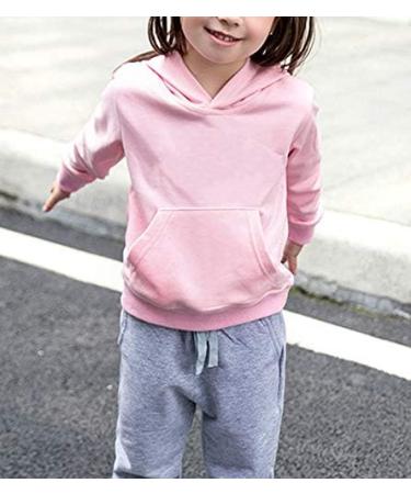 Taigood Kids Hoodie Sweatshirt | Spring Winter Warm Top for Boys & Girls | 4-5 Years | Pink - Buy Online on GoSupps.com