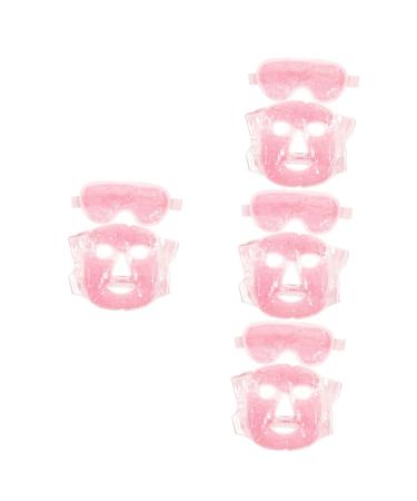 BESPORTBLE Hot Compress Masks 4 Sets Beauty Reusable Eye Puffiness Cold Compress Eye Eye Puffy Cooling Sleepmask Eye Heated Facial Eye Pink Cold Cosmetic Facial Cooling Masks