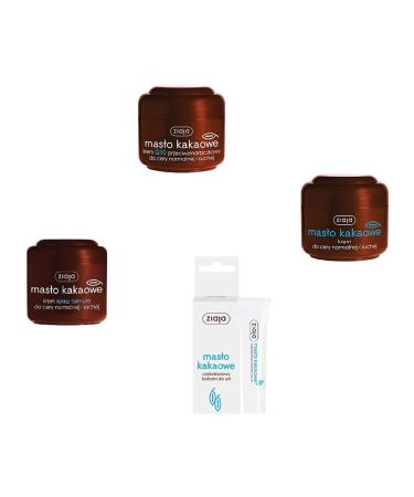 Autoschmuck ® Ziaja Cosmetic set for face, day cream, night cream, eye cream, face cleansing gel, hand cream, body butter, face balm, cream