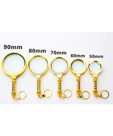 Magnifying Glasses for Hobbies Reading Magnifier Portable Hand-held Magnifying Glass 10X high-Definition Magnifying Glass Students Aged 90/80/70/60/50 mm Lens Magnifier map Reading Newspaper MICR - Buy Online on GoSupps.com