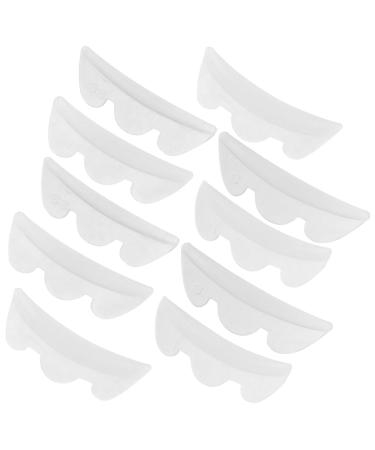 MAGICLULU 10 Pairs Eyelash Spacer Eyelash Silicone Pads Lash Lift Pads Eyelash Perming Rods Eyelash Perming Tool Eyelash Perming Pads Eyelash Beauty Tool Eyelash Lift Rods Eyelash Lift Tool