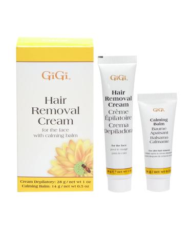 GiGi Facial Hair Removal Cream and Calming Balm Set