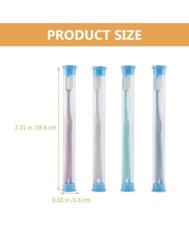 Buy Healvian Eco-Friendly Charcoal Toothbrushes 4 Pack Plastic-Free Organic Bristles for Women - Buy Online on GoSupps.com