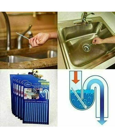 24 PCS Sticks Drain Cleaner & Odor Remover - Keep Your Kitchen Bath Tub and Sink Clean - Prevent Clogs and Unpleasant Odors - Buy Online on GoSupps.com