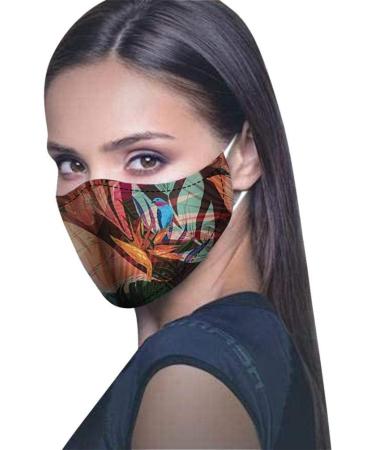 5PC Stylish Washable Fabric Masks - Breathable & Multifunctional Adult Mouth and Nose Protection - Staubs-ch tz Neckuch - Buy Online on GoSupps.com