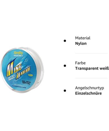 Siming 100m Transparent Nylon Fishing Line - Strong Monofilament Thread for Ultimate Durability | International Shipping Available - Buy Online on GoSupps.com