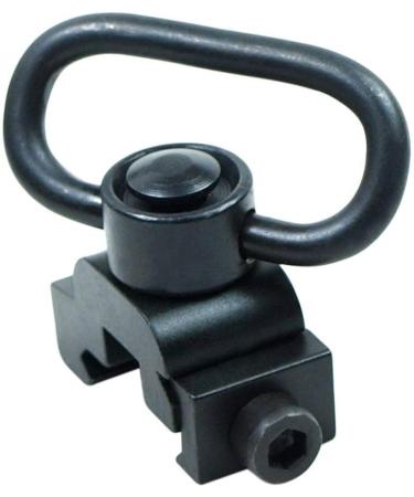 Bigtron Tactical QD Sling Swivel Mount for 20mm Rails | Quick Release Push Button Loop & Rail Sling Attachment - Buy Online on GoSupps.com