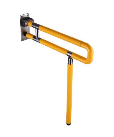 Bathroom Grab Bar Safety Support Rail Foldable Grab Bars For Bathroom Safety Flip Up Bathroom Grab Bar With Grip Toilet Rail With A