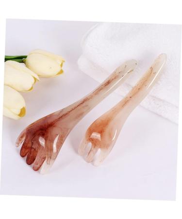 Buy Tovinanna 2-Piece Massage Brush Set | Gua Sha Head Massager & Scalp Comb for Ultimate Relaxation | International Shipping Available - Buy Online on GoSupps.com