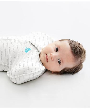 Love To Dream Swaddle UP - Ideal Fabric for Moderate Temperatures - Arms Up Position - Baby Essentials for Newborn - Hip-Healthy - Twin Zipper - 2.2-3.8kg - Dreamer White - Buy Online on GoSupps.com