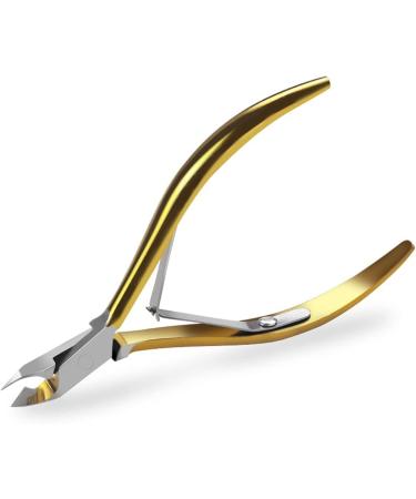 SVAASA Nail Clippers 6mm Blade Fingernail Toenail Cuticle Nipper Trimming Stainless Steel Nail Clipper Cutter Cuticle Scissors Plier Manicure Tools (Color : Gold) - Buy Online on GoSupps.com