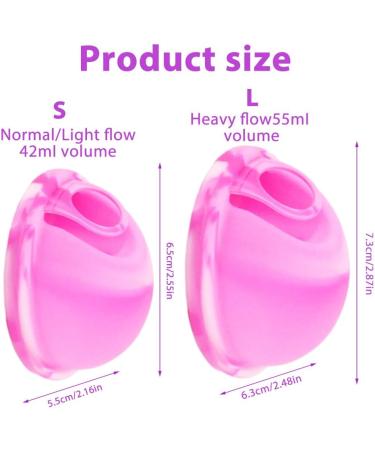 Buy MineUp Menstrual Disc Set 2 Silicone Discs for Sports & Swimming | Soft Tampon Alternative in S+L Colors - Buy Online on GoSupps.com
