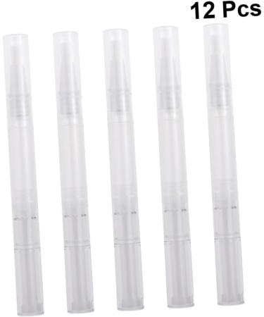 OUNONA 12pi ces Lot De Flacons Vides Transparents Pour Huile Ongles Contenants Cosm tiques Avec Pinceaux Et Pipettes De Transfert Pour Liquide - Buy Online on GoSupps.com