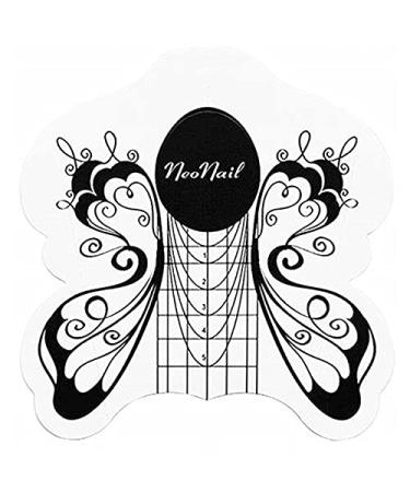 Buy NeoNail Builder Nail Forms - 500 Pieces Black Gel Polish Acrylic Tips | International Shipping Available - Buy Online on GoSupps.com