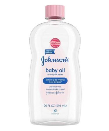 Johnson's Baby Oil 20oz (591ml) - Pack of 3 | Moisturizing Baby Oil - Buy Online on GoSupps.com