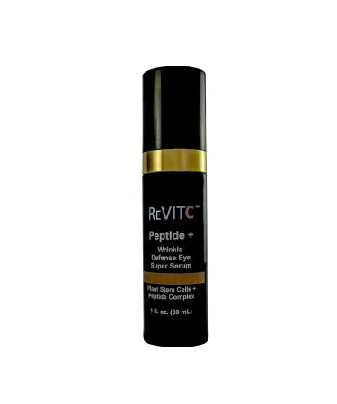 ReVitC Peptide Eye Serum - Wrinkle Defense for Face & Neck | Plant Stem Cells & Peptide Complex - Buy Online on GoSupps.com