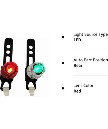 Aluminum Green/Red Marine LED Boating Lights - Bow/Stern Navigation Lights for Boat, Kayak, Pontoon, Yacht, Dinghy - Buy Online on GoSupps.com