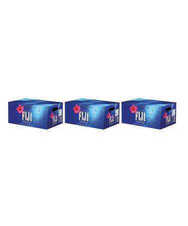 FIJI Natural Artesian Water 16.9 Ounce Bottle Pack of 24 (3 Units)