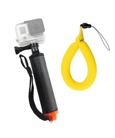 Harwerrel Waterproof Floating Hand Grip for GoPro Hero Session Black Silver Hero 10 9 8 7 6 5 4 3 3+ 2 1 SJ4000 SJ5000 Action Cameras with Camera Float Strap - Buy Online on GoSupps.com
