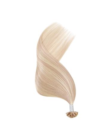 Buy Remy Real Hair U-Tip Extensions - 35cm 50g #P18/613 Ashblond Mix - International Shipping Available - Buy Online on GoSupps.com