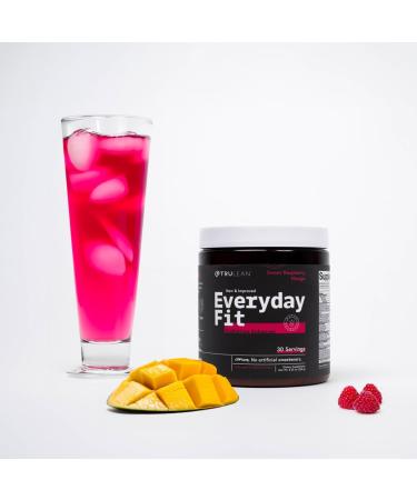 TRULEAN Everyday Fit Water Enhancer - Sugar Free Electrolyte Powder BCAA Blend Keto Amino Acid Supplement - Tasty Raspberry Mango 30 Servings - Buy Online on GoSupps.com